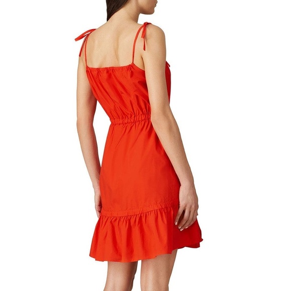 Chinti & Parker x RTR | Red Tie Waist Dress size 10 - Picture 3 of 4
